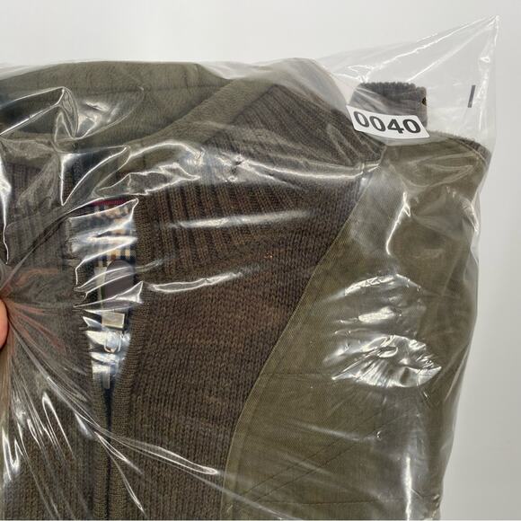 ORVIS Shooting Jacket Bomber Hunting Chore Mens 100% Wool Full Zip Green XL - Picture 10 of 10